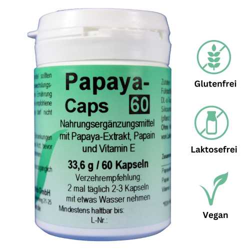 Papaya Kapseln – Natürliche Unterstützung für Verdauung & Entschlackung